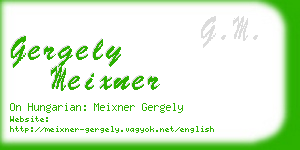 gergely meixner business card